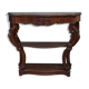 Console en acajou de style Napoléon III dessus marbre époque fin XIXème