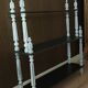 Weathered wooden shelf