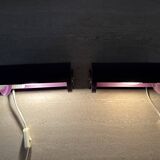 Vintage IKEA LOD V413 purple metal wall lamp bedside lamp wall lamp 1980s S