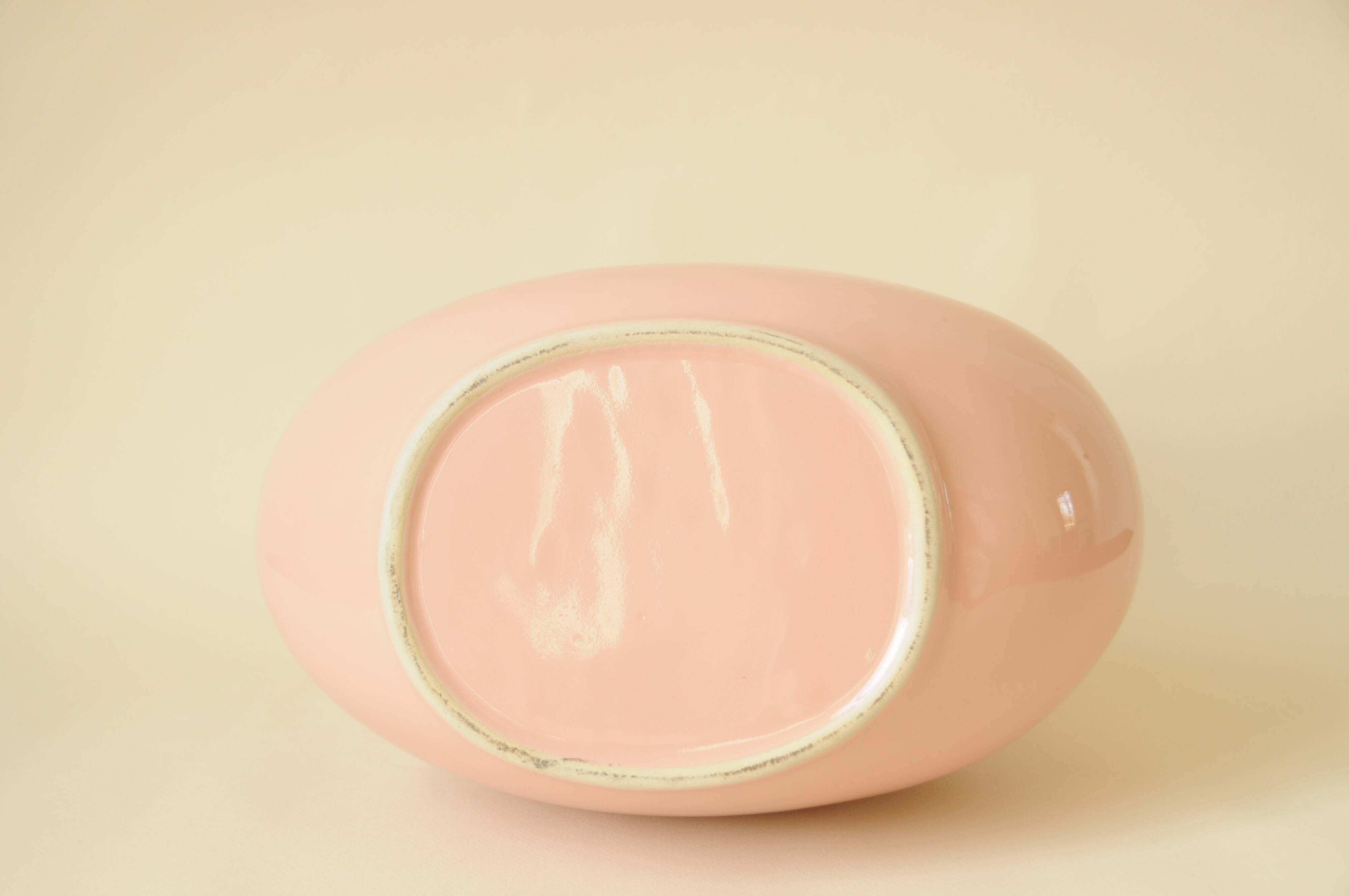 Pair of Colorful "Candy" Vases in Pink, Yellow and Green