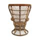 Mid-Century Modern Carminati Bamboo Rattan Italian Handmade Pair of Armchai