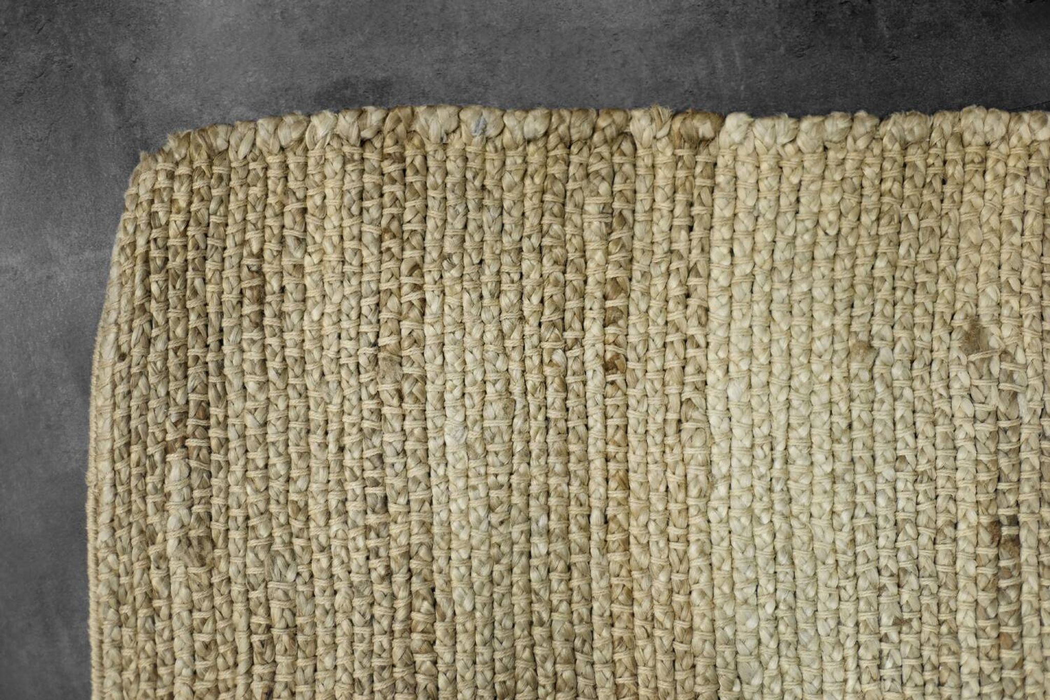 Tapis indien en jute tissé à plat, années 1970
