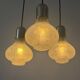 Cascade lamp with 3 glass and chrome shades by WILA, 1960s, Germany