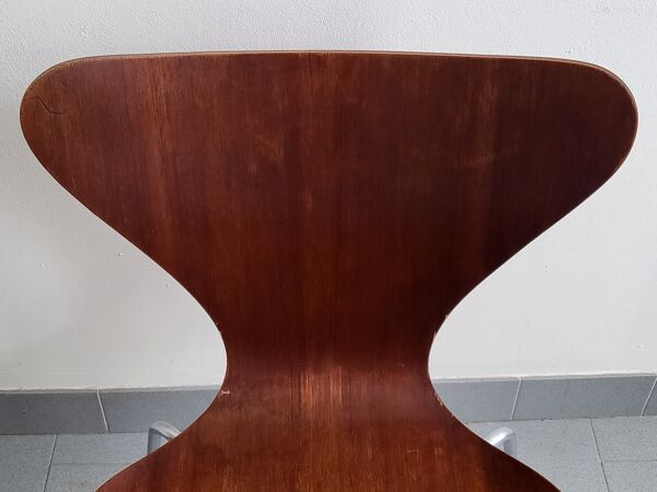 Chaise 3107 de Arne Jacobsen pour Fritez Hansen édition ancienne
