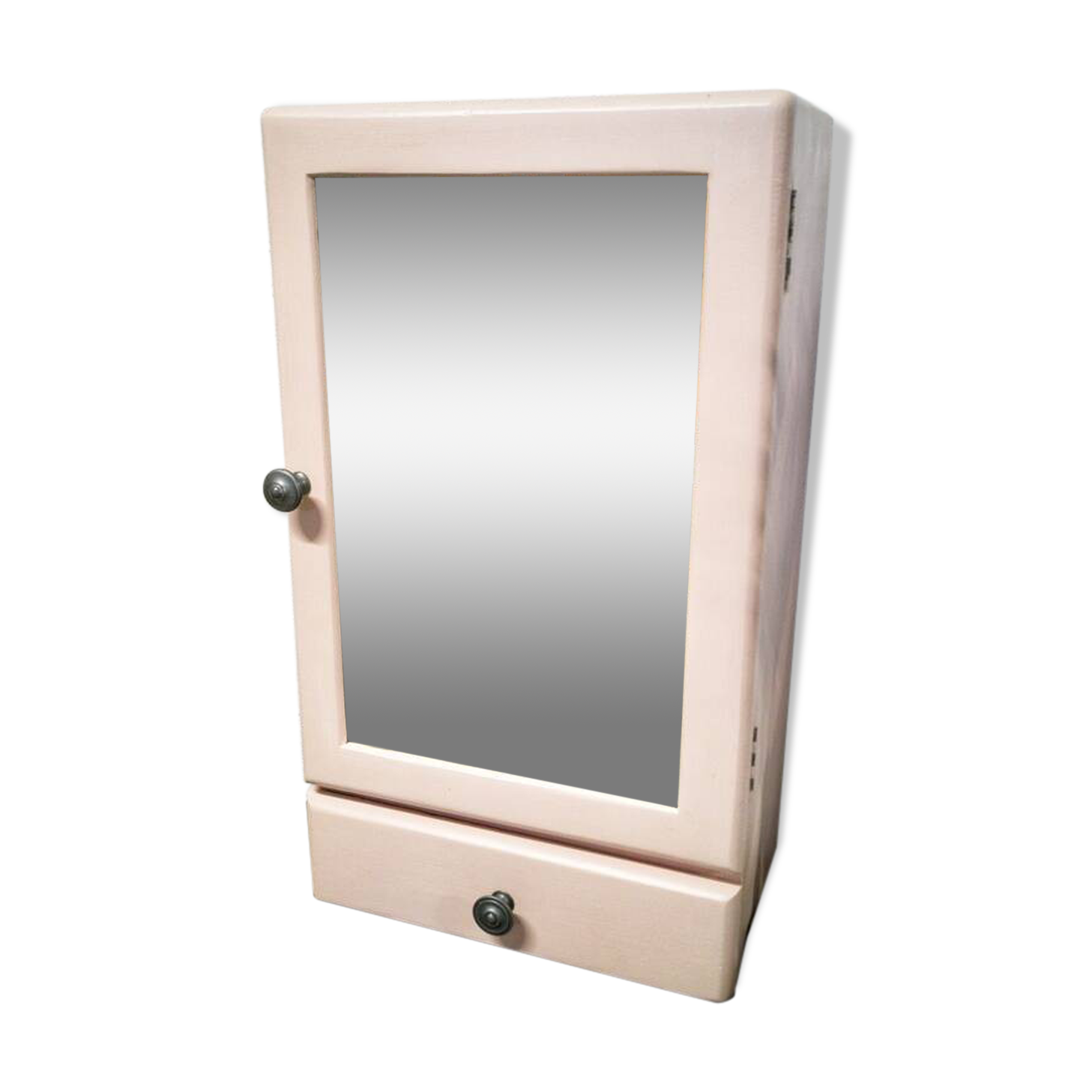 Pink bathroom cabinet