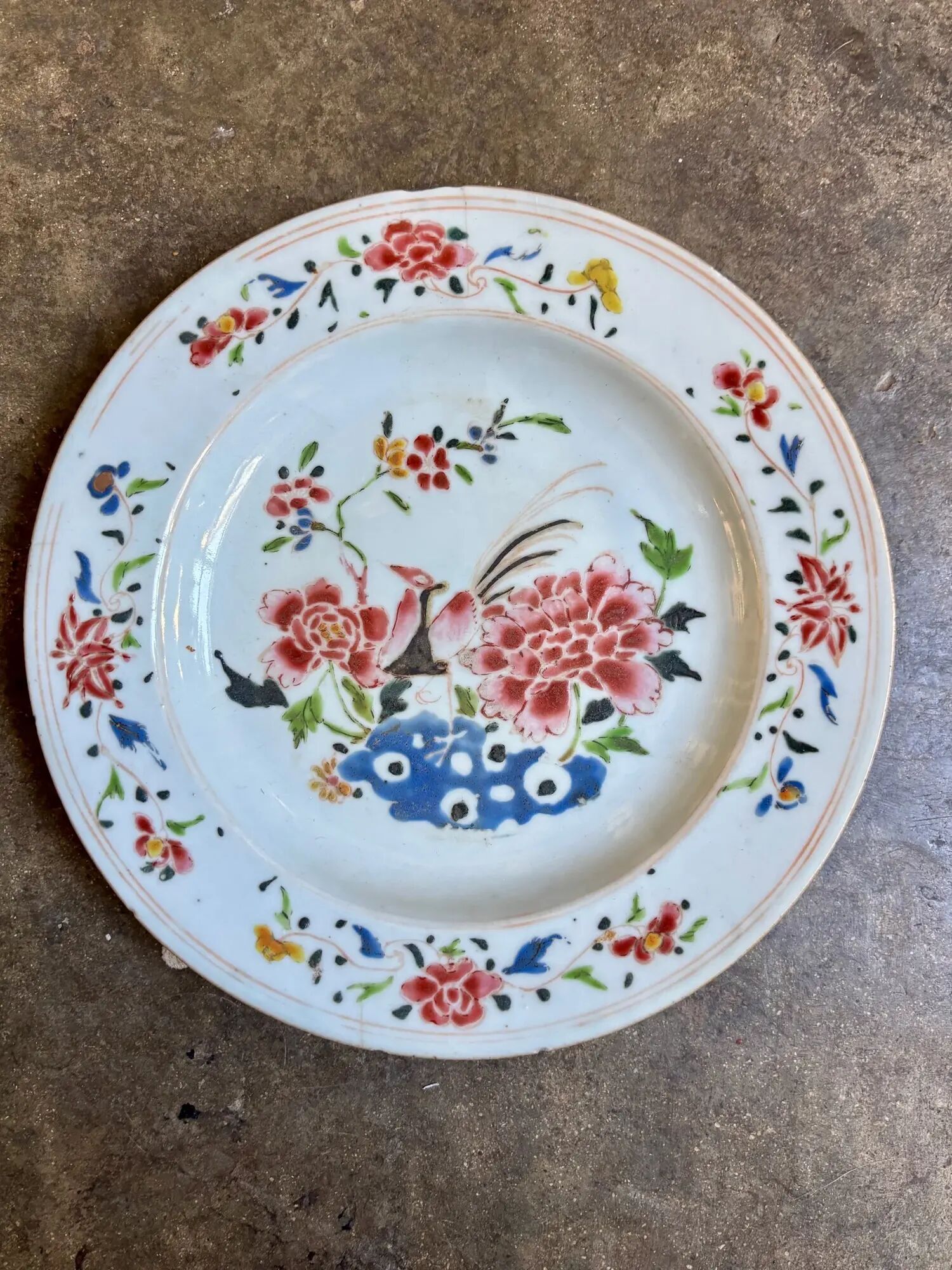 Hollow plate Compagnie des Indes no. 9