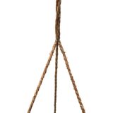 Chandelier art deco Degué in glass 30s