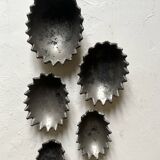 Scandinavian figurine - metal hedgehog ashtray, Walter Bosse 1950