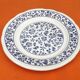 Cheese plate with floral decoration