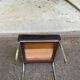 Scandinavian chair in faux leather and chrome steel 1980