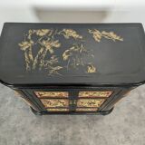 Lacquered Chinese bar cabinet