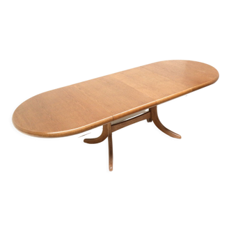 Table à manger extensible fabriquée dans les années 1970