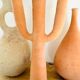 Moroccan raw terracotta candle holder