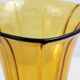 Art Deco amber glass vase 1930