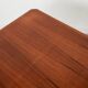 Folding teak table, Italian design, 1970s, made in Italy