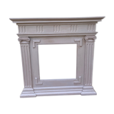 Wooden fireplace surroundings