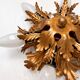 Florentine ceiling or wall lamp attributed to Banci Firenze, 1960s