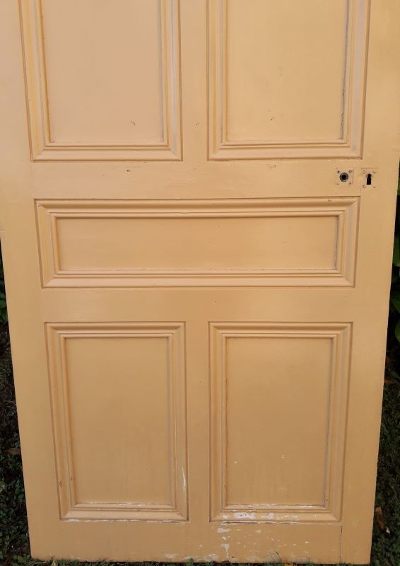 Landing door 210,3x85,6cm old molded