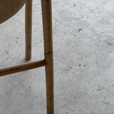 Miroir sur pied en bambou et rotin H:1m80