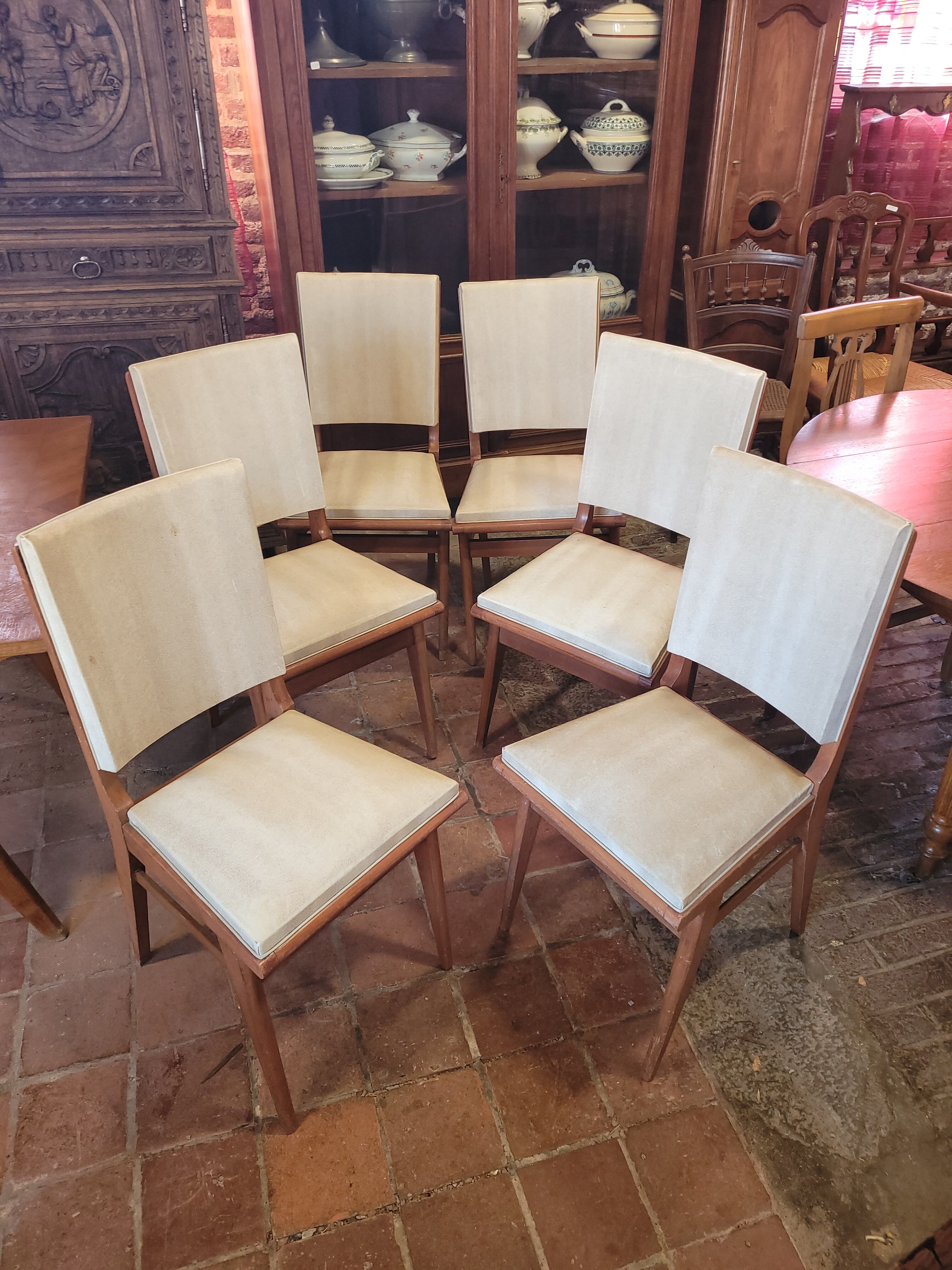 6 Scandinavian chairs