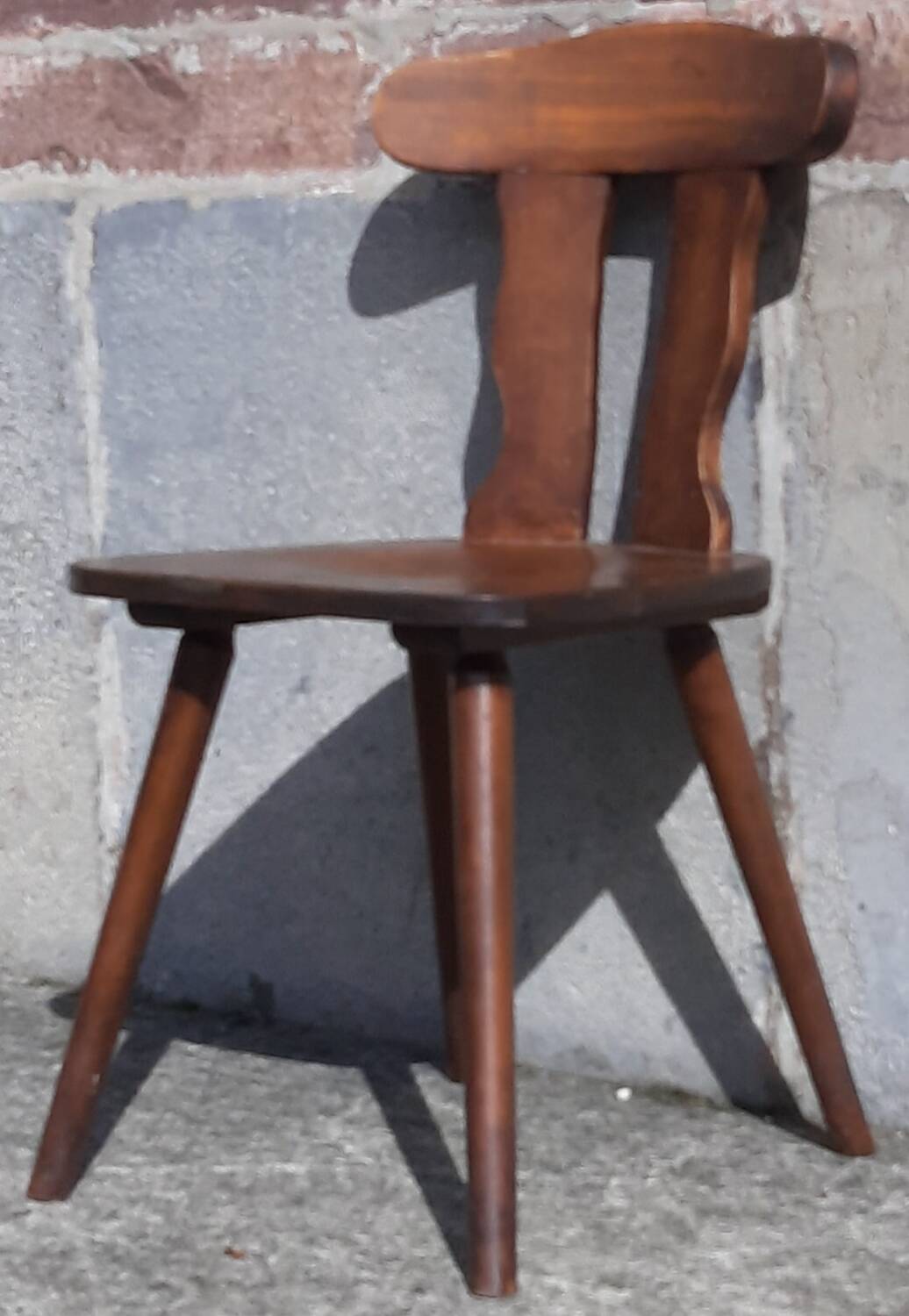 Brutalist bistro chair (1960s)