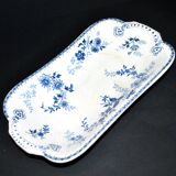 Antique Dugazon 1900 earthenware dish from BOCH Frères KERAMIS in Belgium