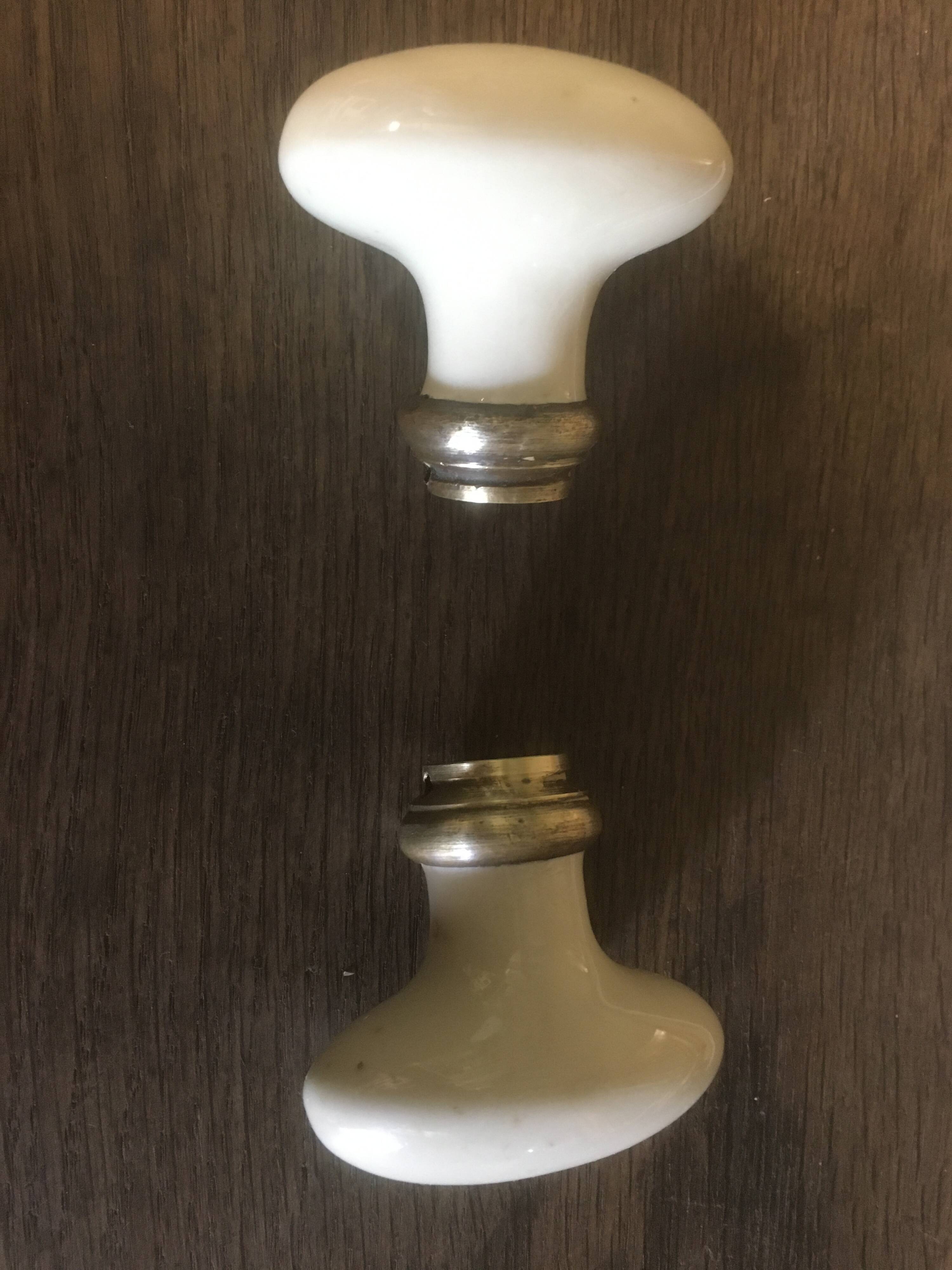 Porcelain door handles