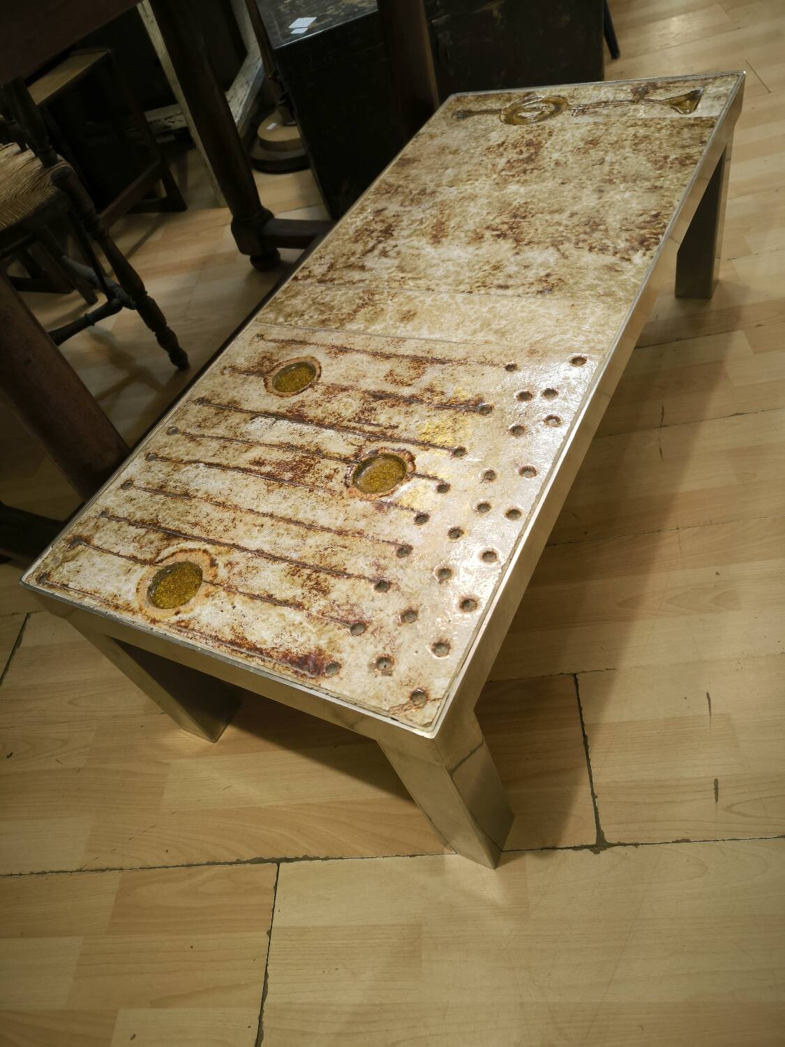 Coffee table by brothers Jean and Robert CLOUTIER, 1960