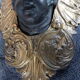 Applique buste cherubin arabesque en bronze doré xix siècle