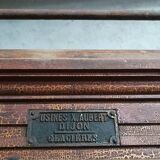 Xavier Aubert Dijon butcher's cooler in solid oak, professional furniture