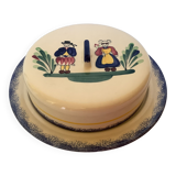 Breton earthenware cheese bell