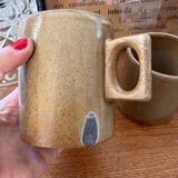 Set of 2 stoneware mugs