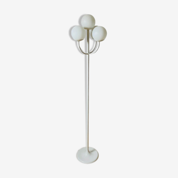 Kaiser white floor lamp, Germany, 1960s