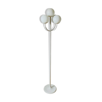 Kaiser white floor lamp, Germany, 1960s