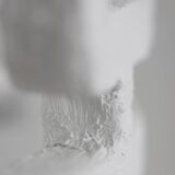 “Omega” plaster lantern. Small series artist’s work.