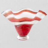 Blown glass cup or vase 1980 Jozefina Krosno