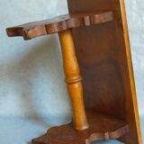 Footrest stool made of old wood