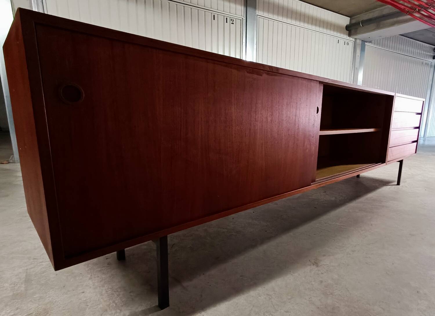 Large modernist sideboard by Walter Wirz for Wilhelm Renz