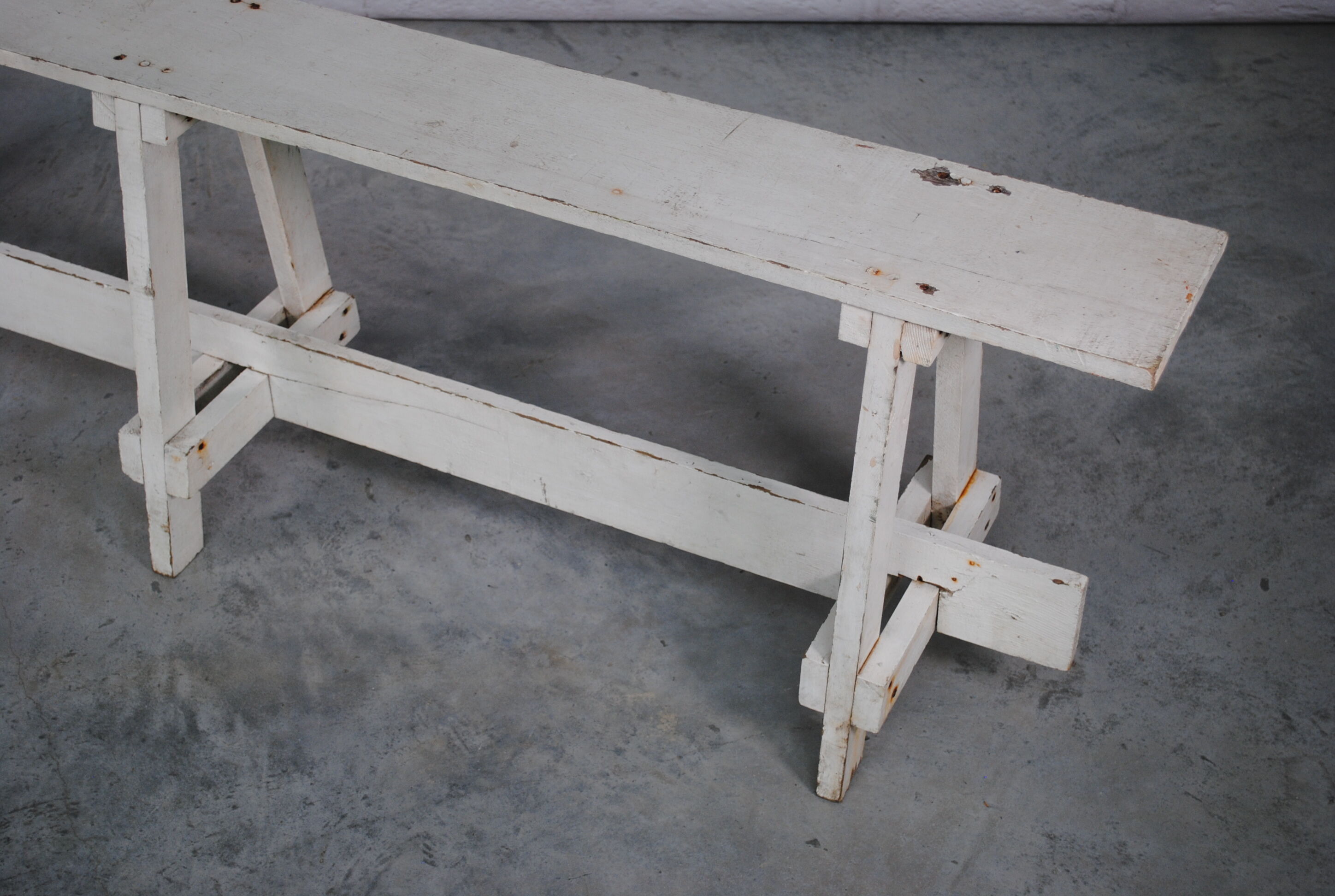 Vintage wooden bench 1960