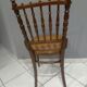 Rare suite of 8 chairs bistrot salon Fischel 1890