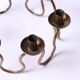 Brass candleby by Lars Holmstrom Sweden 1950s