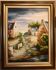 Oil painting on canvas “Hameau” signed Pieronevo