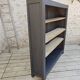 Library, restored antique shelf