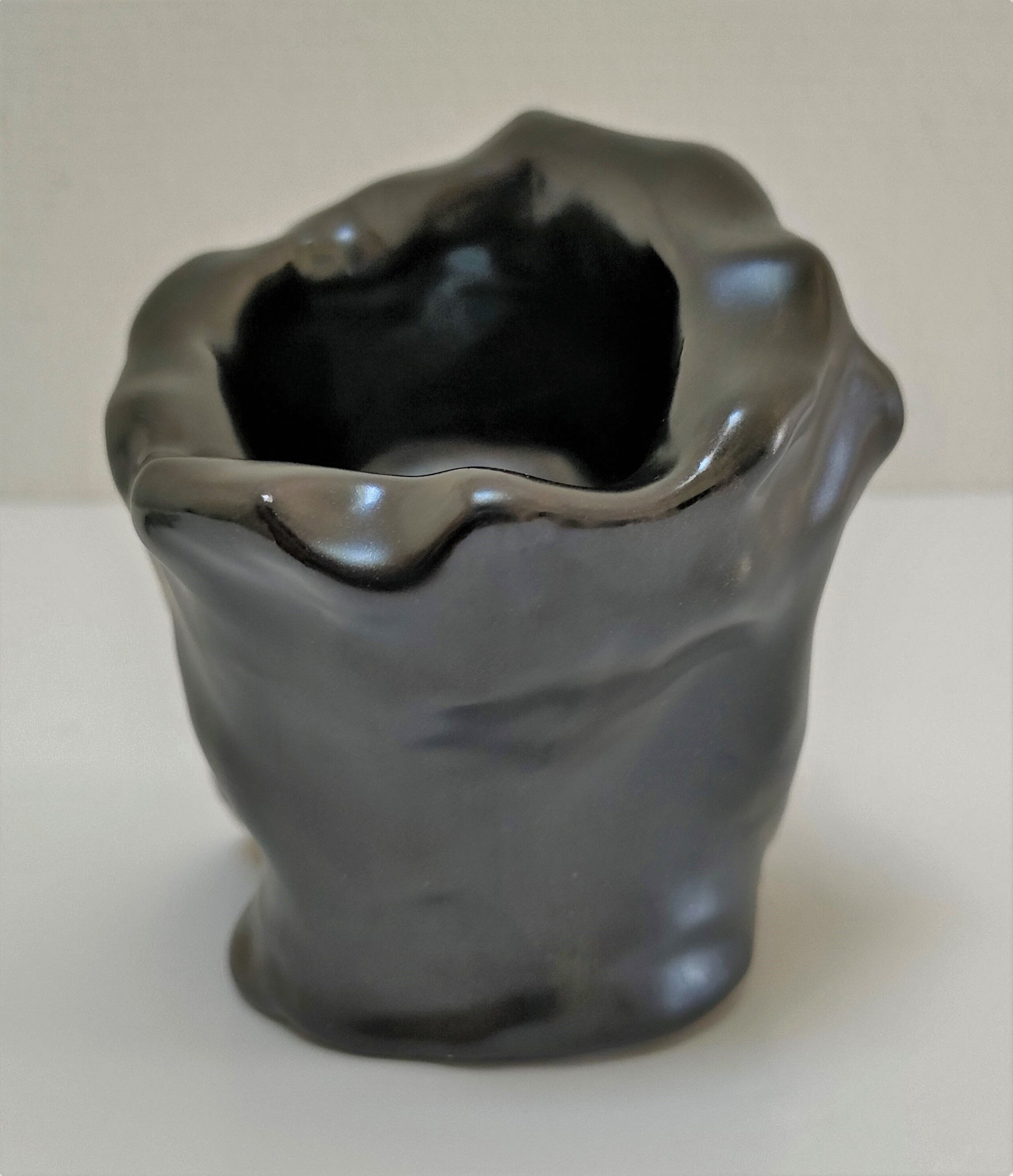 Anthropomorphic ceramic ashtray with woman's figure design 60s