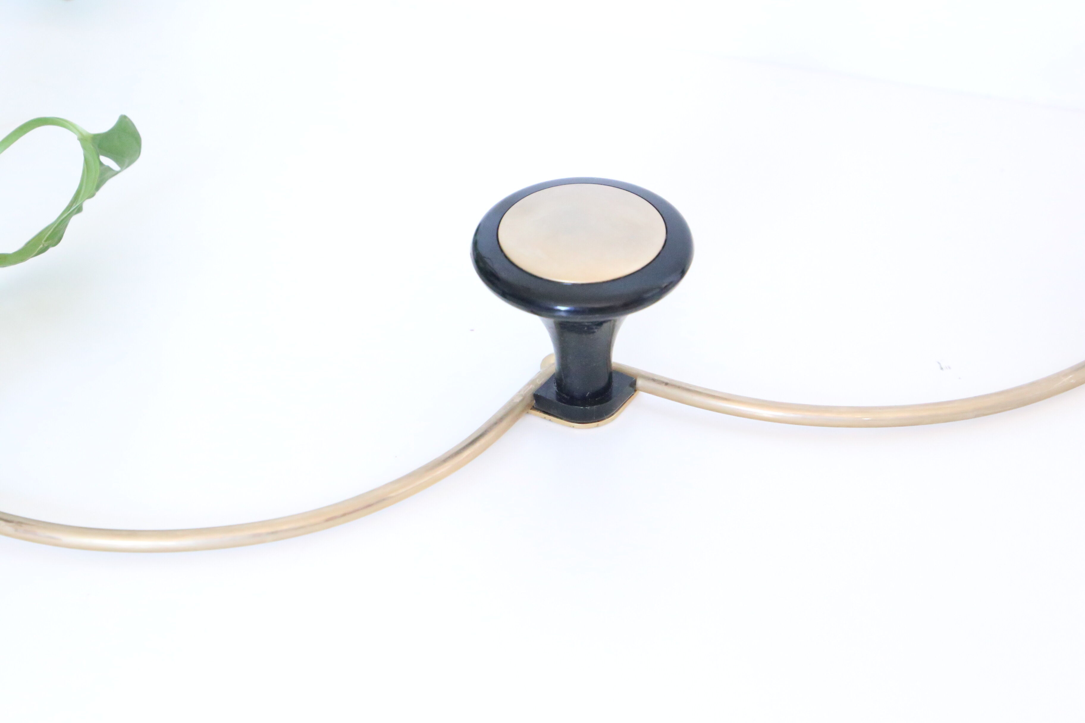 Stunning vintage gold metal coat holder, vintage