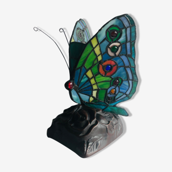 Tiffany style butterfly lamp