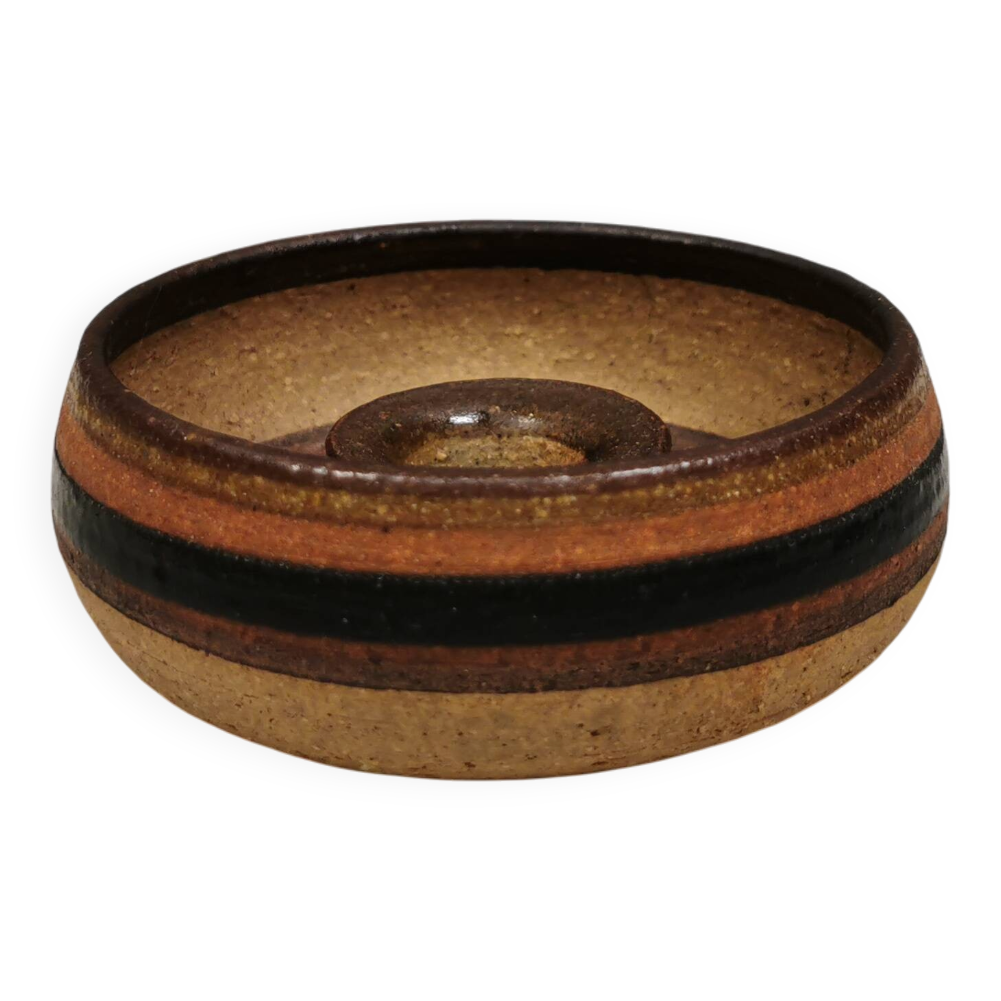 Small ceramic candlestick by Else Bøgeskov Denmark 1970s