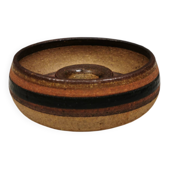 Small ceramic candlestick by Else Bøgeskov Denmark 1970s