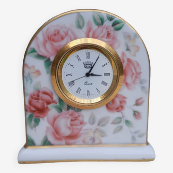 Small Limoges porcelain clock