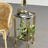 Brass and Glass End Column, 1970s